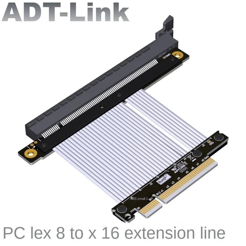 

PCI-E 3.0 4.0x8 Extension Cable Conversion x16pcie Supports AMD nVIDIA Graphics card ADT