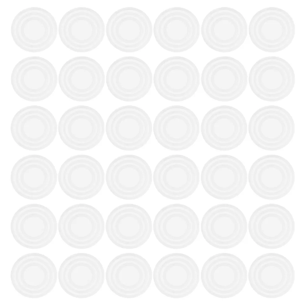 

200 Pcs Anti Slip Spacer Glass Furniture Clear Table Top Transparent Pvc Bumpers Silicone Pad Non Mat Reusable Clean