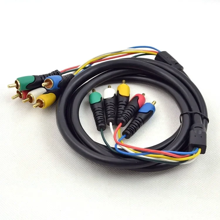 1.8m Gold  RCA PREMIUM  Component Video/Audio Cables