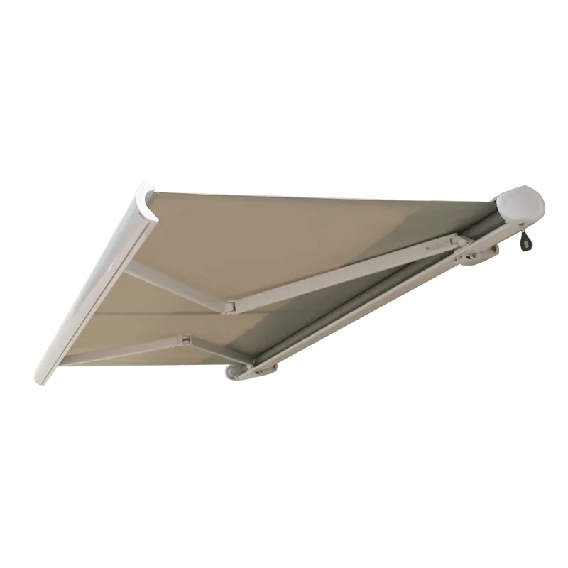 

Electric awning telescopic eaves canopy outdoor rainproof balcony villa door home full box folding awning