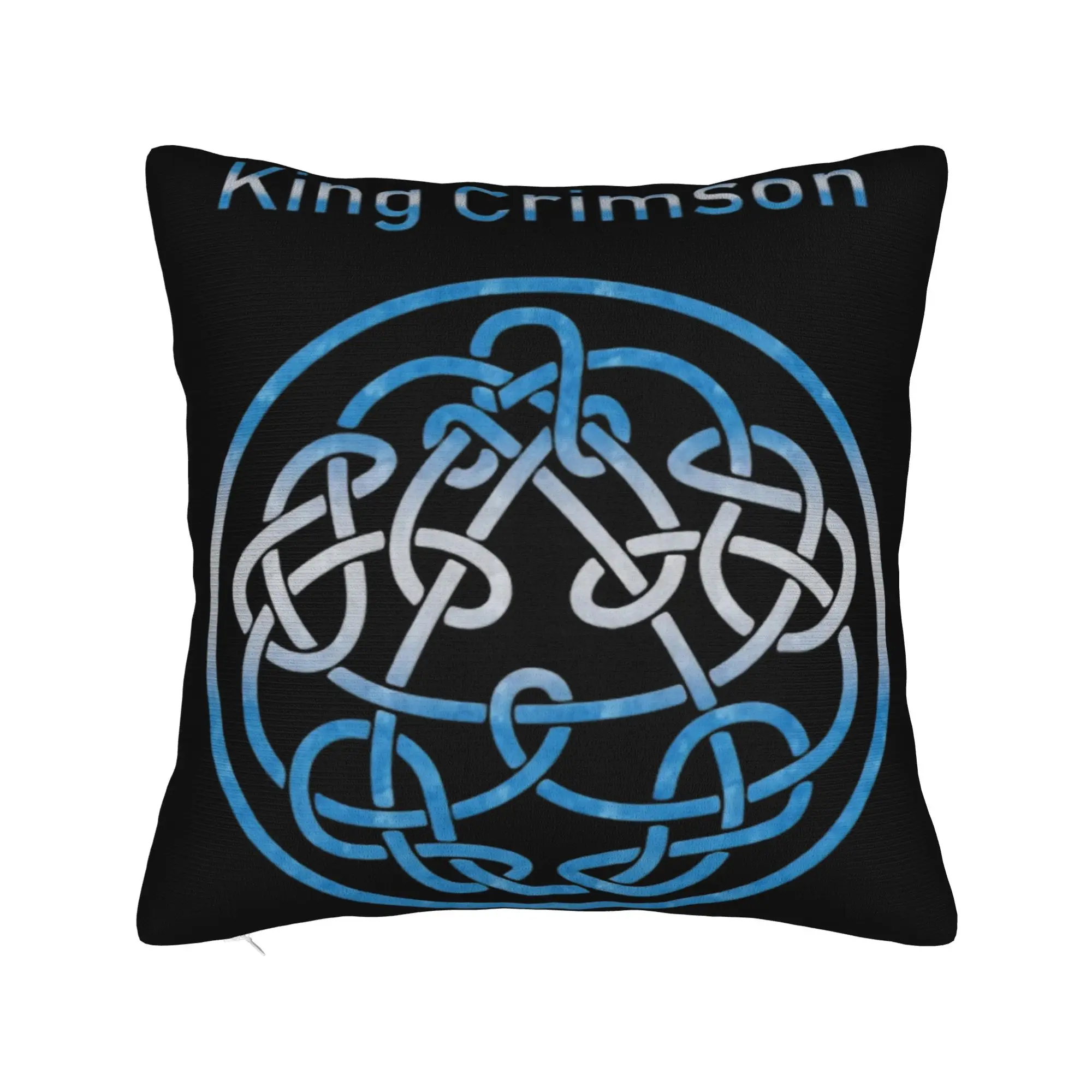 Decorative Pillowcase King Crimson Rock Band Merchandise Seat  Throw Pillow Case Cover Zippered Multiple Sizes