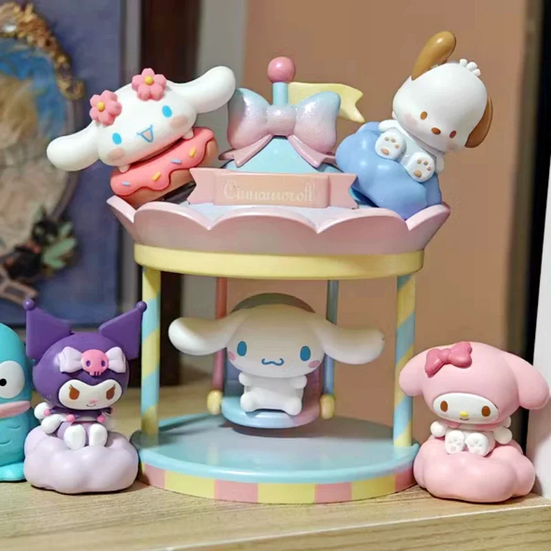 

Sanrio, ангел, Детская мерцая сумка, мультяшный мини-брелок, пурпурный, милый кот, настольная лампа