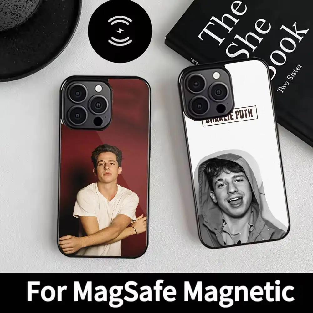 

Чехол для телефона Singer C-Charlie Puth для iPhone 17,16,15,14,13,12, Plus, Pro, Max для Magsafe с магнитной беспроводной зарядкой