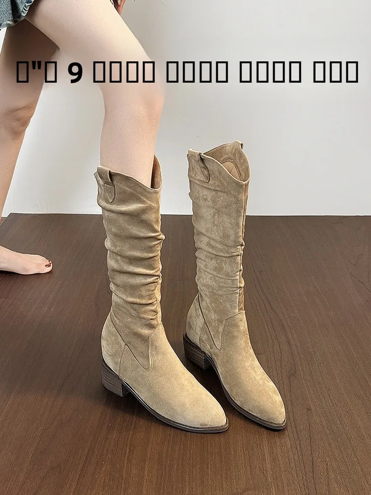 bottines-montantes-pour-femmes-style-western-a-bout-pointu-en-cuir-avec-talon-compense-style-coreen-en-microfibre-ultra-fine-impermeables