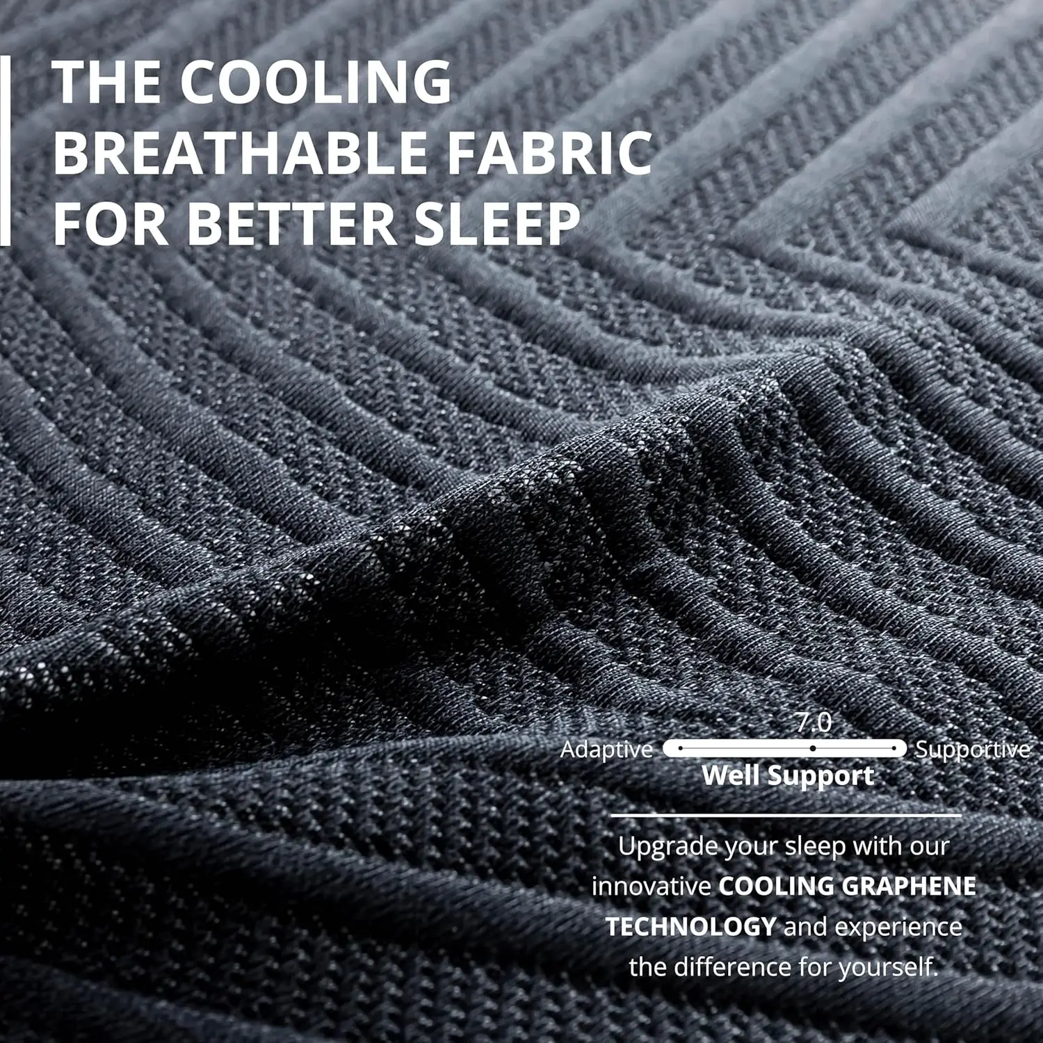 Colchão Queen Memory Foam de 14 polegadas para dor nas costas, cama de gel refrescante em uma caixa