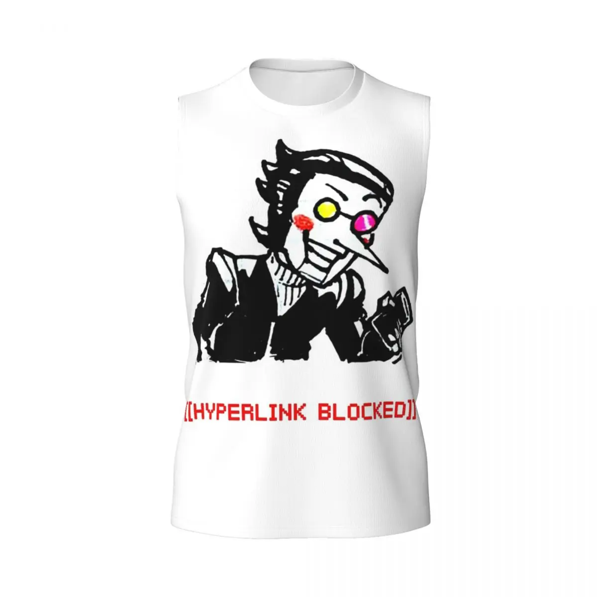 Deltarune Spamton It's Your Chance To Be A Big Shot Men Sleeveless T-shirt Casual Hip Hop Street Style Beach Holiday Tank Tops