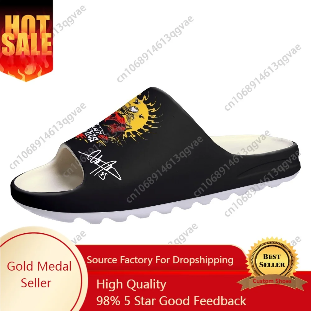 

Billy Music Strings American Guitarist Sole Sllipers Mens Womens Teenager Bathroom Home Clogs Custom Water Shoes on Sandals Shoe