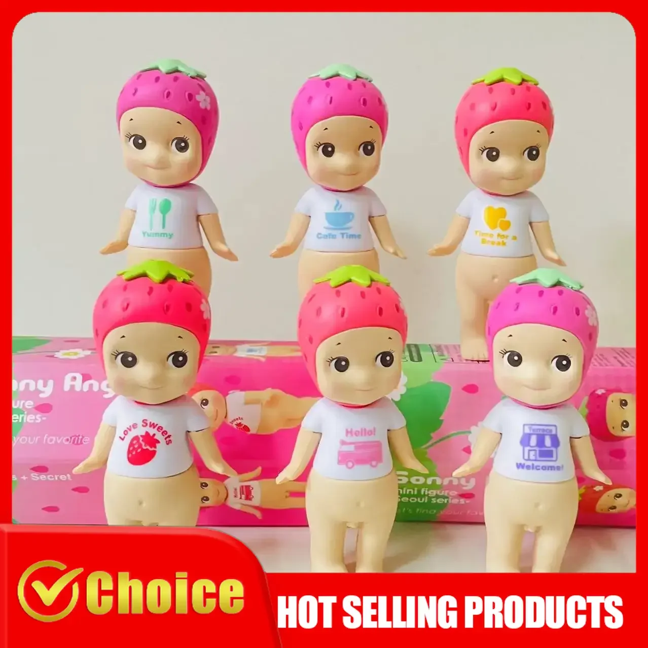 

Random 1Pc Seoul Series Sonny Angel Blind Box Anime Figures Ornaments Strawberry Dolls Fans Children Christmas Birthday Gifts
