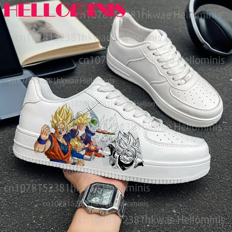 

Hot Selling Dragon Ball Adult Sports Shoes Man Woman Fashion Popular Thick Sole Comfortable Anime Printing Design Shoes