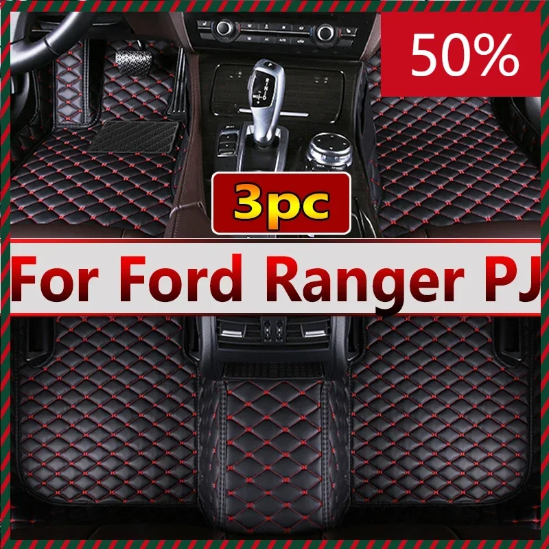 

Напольный коврик для заднего багажника автомобиля Ford Ranger PJ International 2006 ~ 2008, аксессуары для двойного салона грузовика, экологичные автомобильные аксессуары