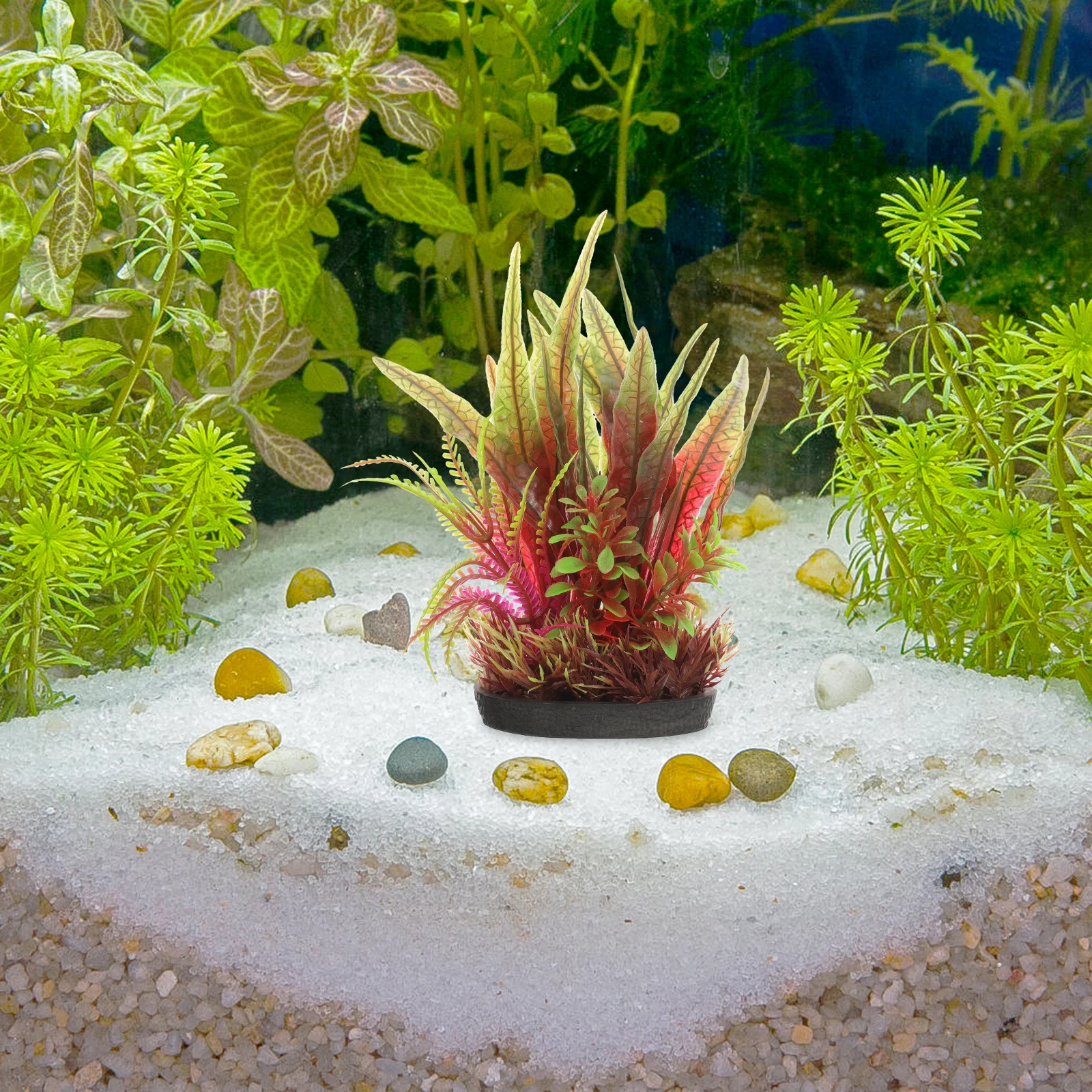 

2Pcs Artificial Aquarium Grass Simulation Plants Plastic Fish Tank Decoration Landscape Decor Natural Fish Tank Accessories
