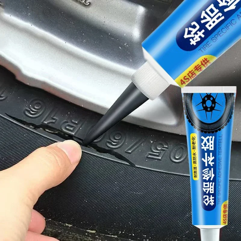 Black Tyre Repair Instant Liquid Strong Rubber Glues Wear-resistant Rubber Non-corrosive Adhesive Glue Car Instant Tools