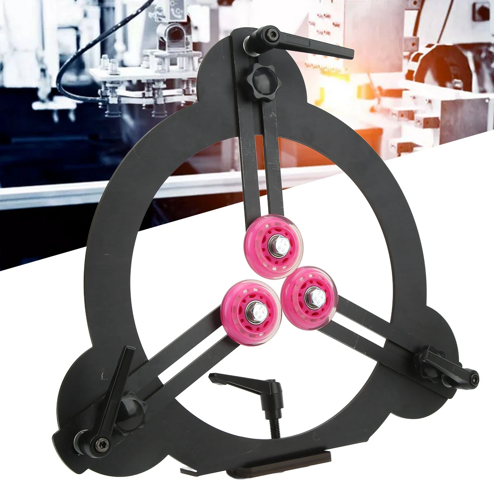 Resto stabile Resto fisso per tornitura del legno Utensili rotondi per tornitura di metalli per parti di tornio per legno Accessori Resto fisso per tornitura del legno per tornio