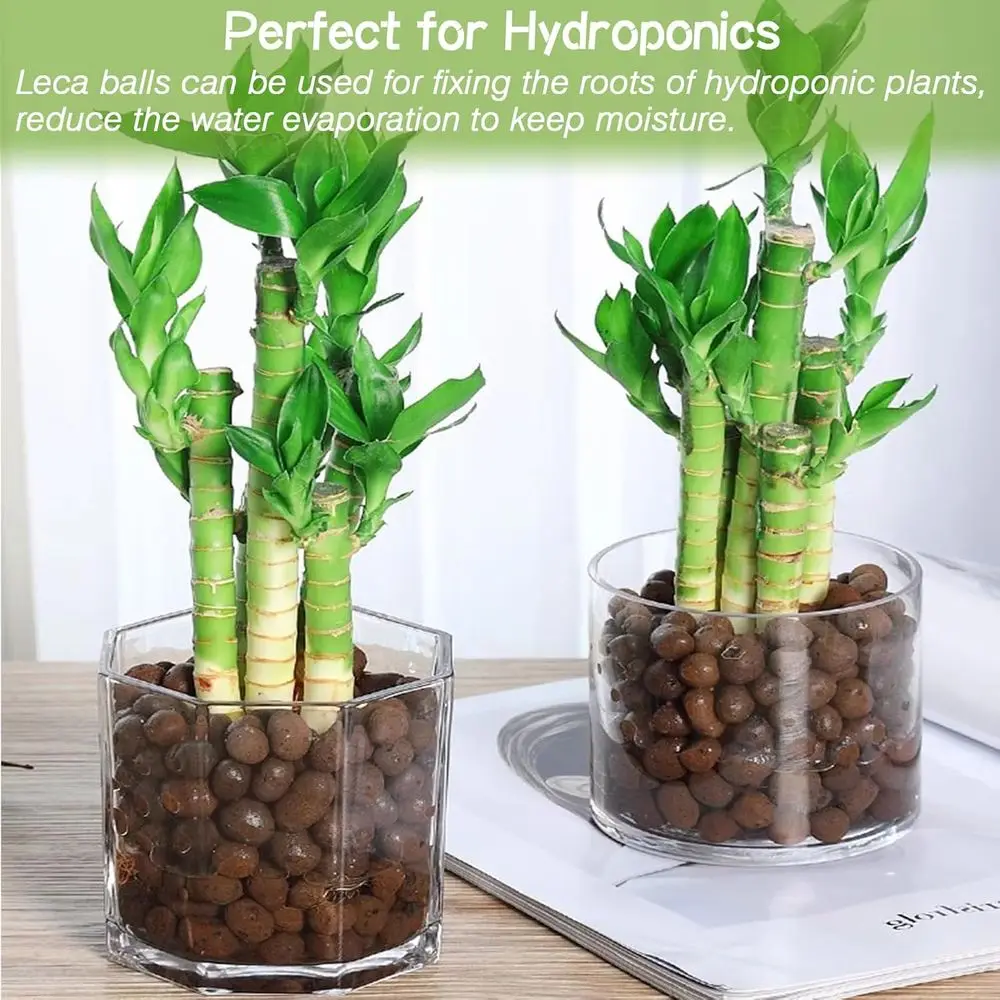 천연 13LBS 유기농 점토 조약돌, 4-16mm 크기, 식물 성장, 수경 재배 및 난초 관리용