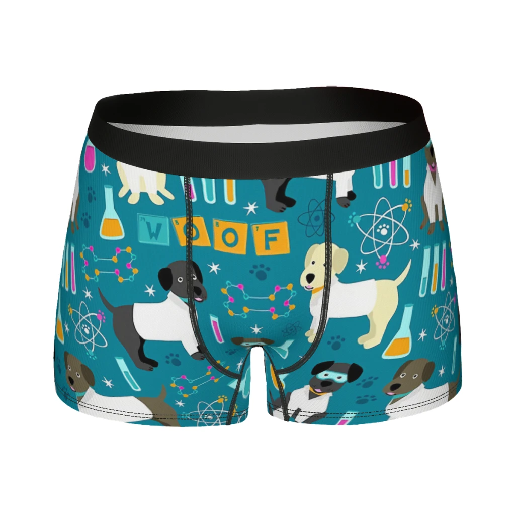 Lab Assistants Chemistry Pattern Underpants Breathbale Panties Male Underwear Comfortable Shorts Boxer Briefs