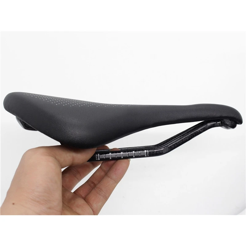 NEW Carbon Saddle MTB/Road Bike Saddles Short Nose Long Nose Super Light Leather Carbon Cushions Seat Cycling Parts 135g