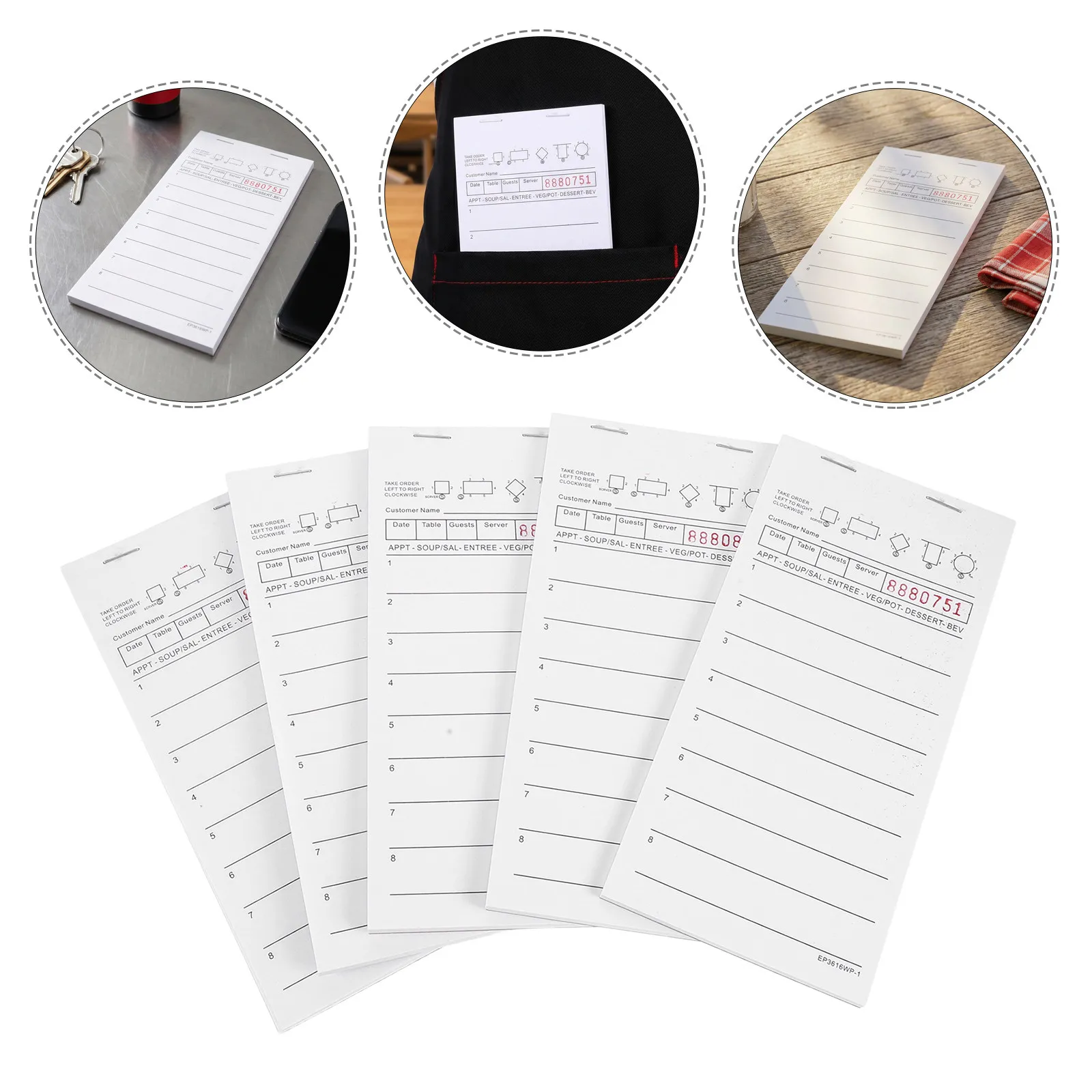 Contemporary Restaurant Menu Stand Clear Acrylic Tabletop Menu Display Holder for Commercial Use in Bars and Eateries