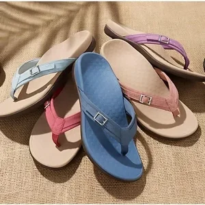 UZZDSSS-Orthopedic Sandals for Women, Flip Flop, Casual Slippers, Home Shoes, Women's Slides, Summer, New, Personalized, 2022 12 Main Women's Orthopedic Slipper Sales - №3