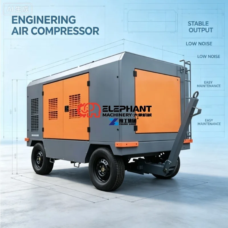 Hot Sale Corrosion Proof petrol Air Compressor for Humid Site Durable Use for Water Area Pneumatic Equipment