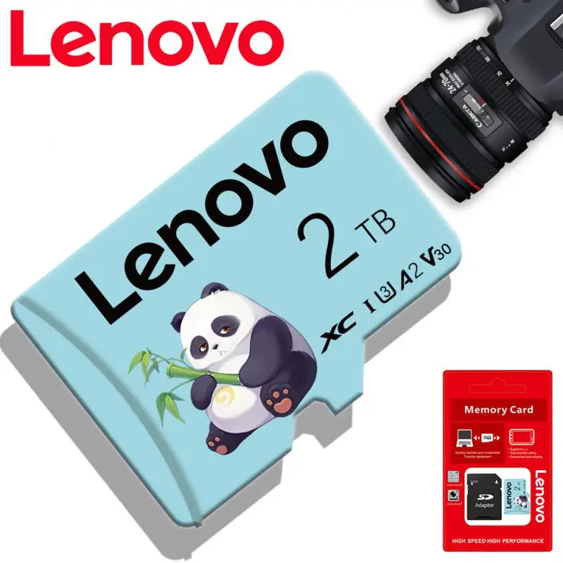 Original Lenovo Memory SD Card 128GB 256GB 512GB 1TB High Speed Class10 SD/TF Flash Card For Camera/Phone Mini SD Card NEW