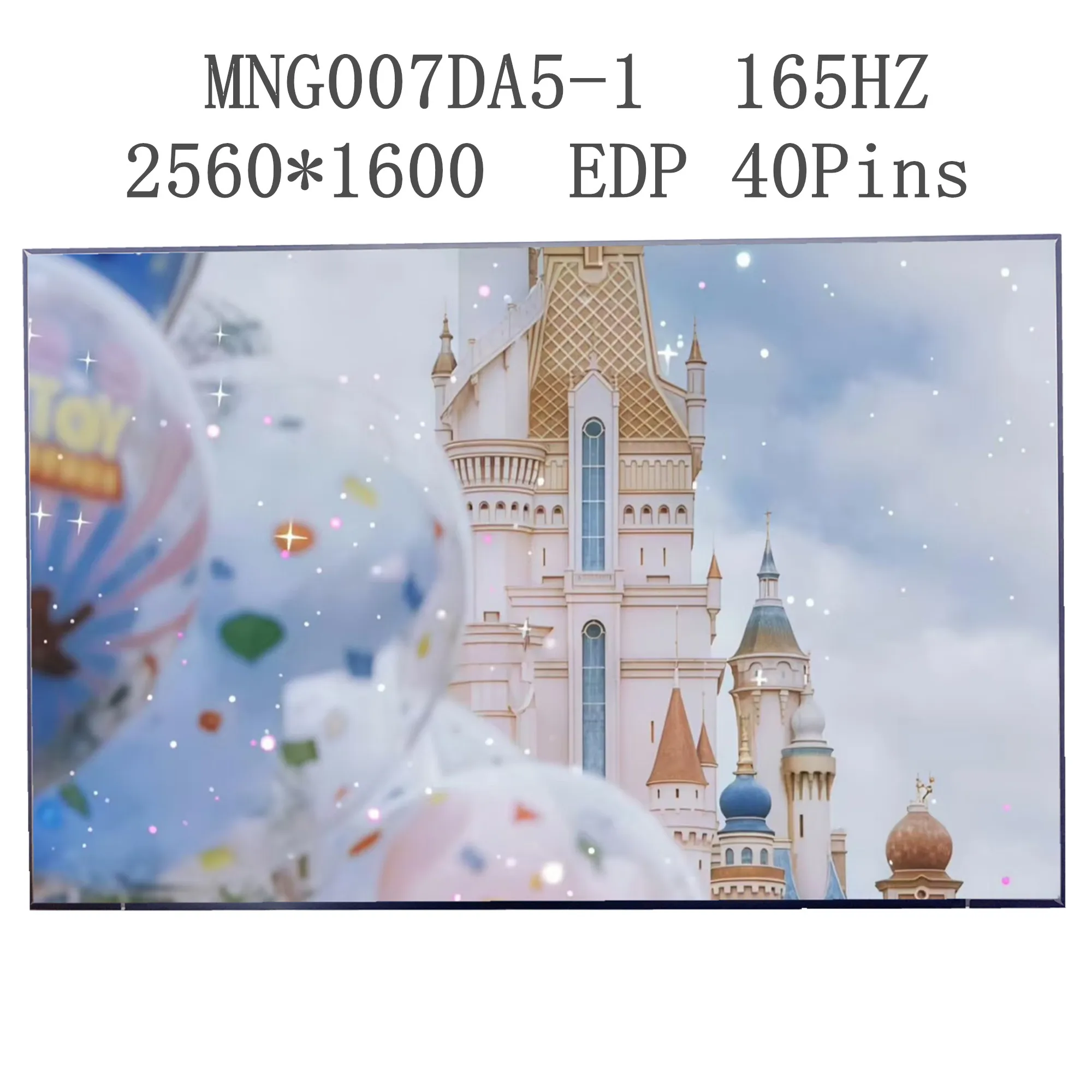 16.0 ''165Hz MNG007DA5-1 écran LCD pour ordinateur portable panneau d'affichage matrice remplacement 2560*1600 EDP 40 broches