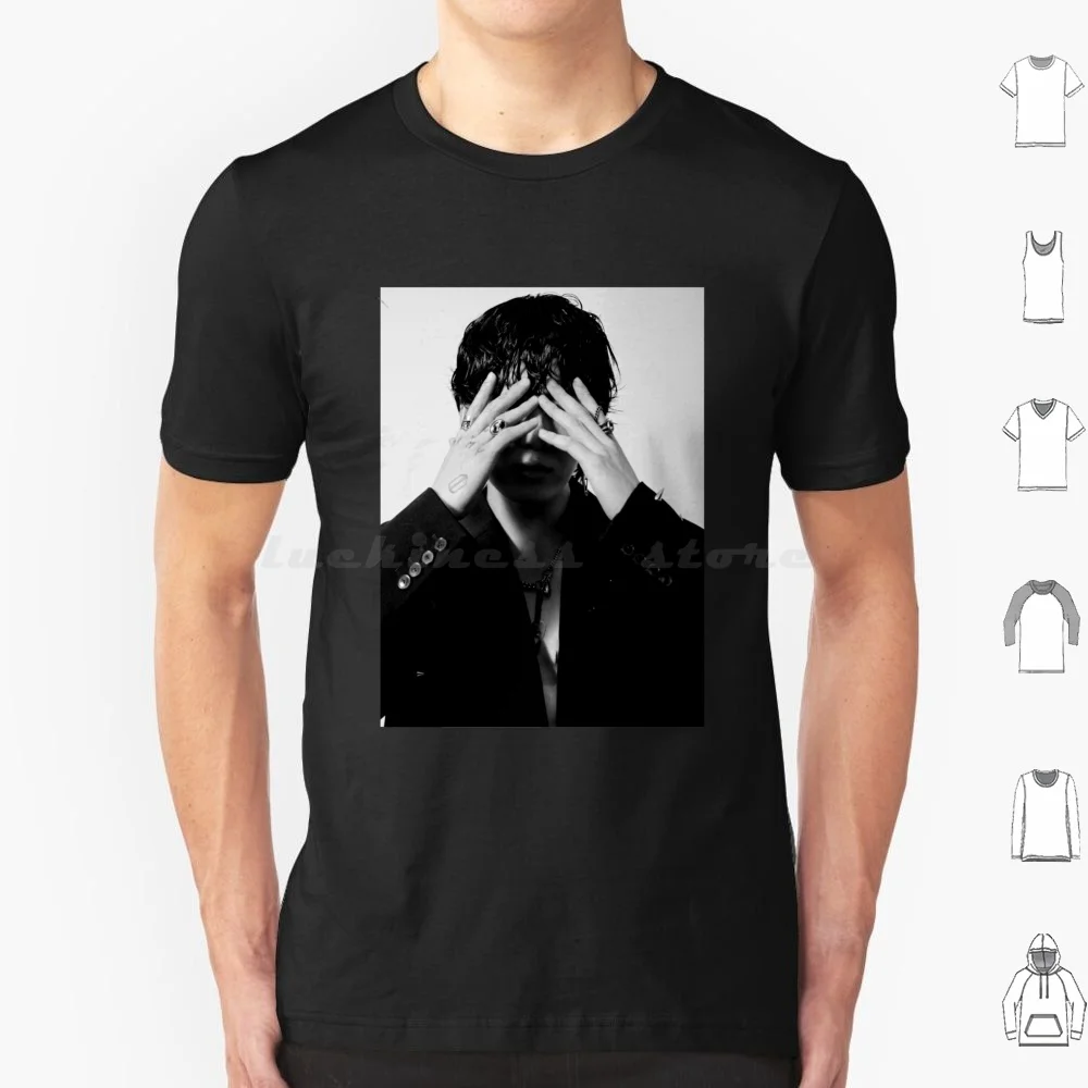 Kookie Graphic 90s Vintage Covering Eyes Seven Jungkook T Shirt Cotton Men Women DIY Print Memes Kpop K Pop J Hope Jhope Rm