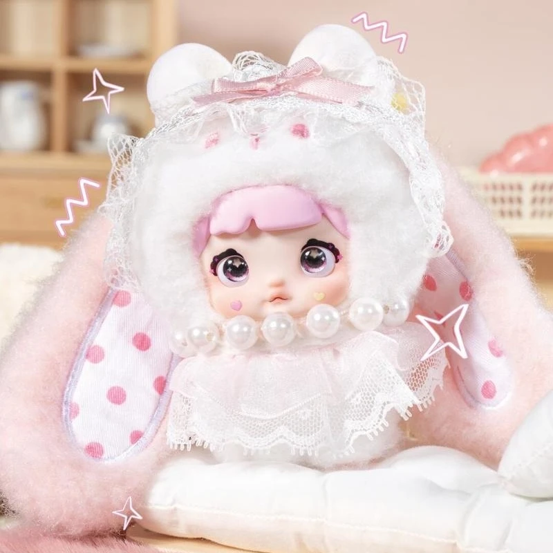 

New Nommi Mibao Sweetheart Bunny Series Blind Box Sure Fun Nommi Vinyl Plush Mystery Box Pendant Kawaii Doll Anime Figure Toys