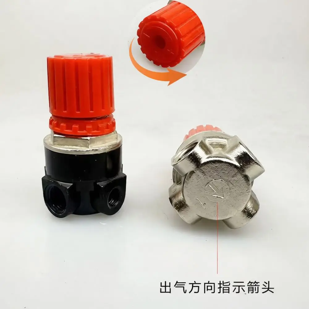 Pneumatic Air Compressor Regulator Valve With Gauge Precision Pressure Control Accessory Industrial Supply