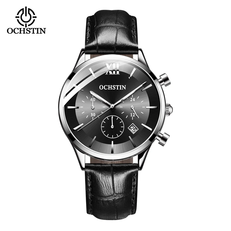 Ochstin-ساعة كوارتز للرجال متعددة الوظائف ، سلسلة قائد ، شخصية ، موضة بسيطة ، ماركة أصلية ، حركة ، ساعة رجالية