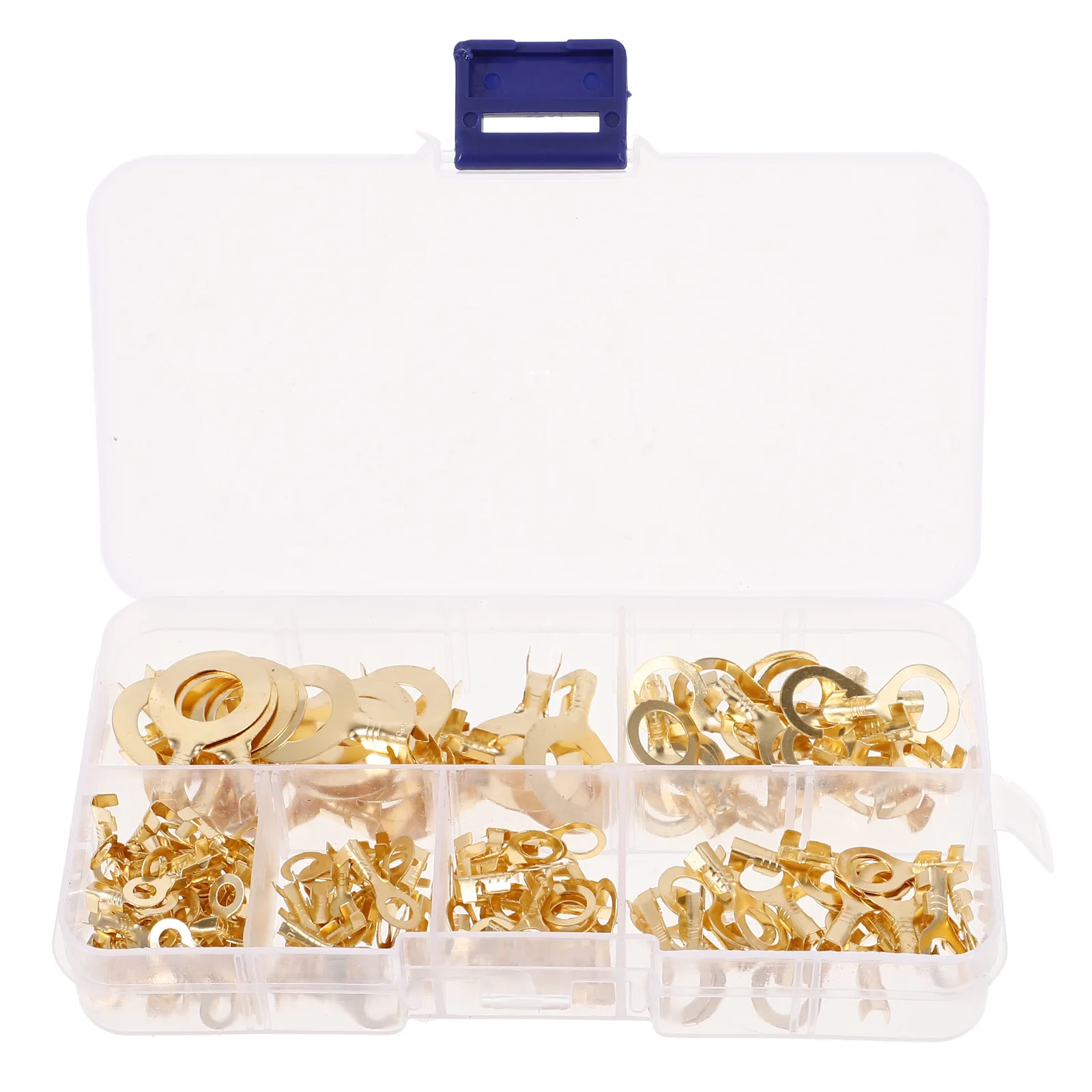 

1Set Wire Terminal Connectors Ring Design Multiple Sizes Resistant to Heat Secure Stable Electrical Wire Connections