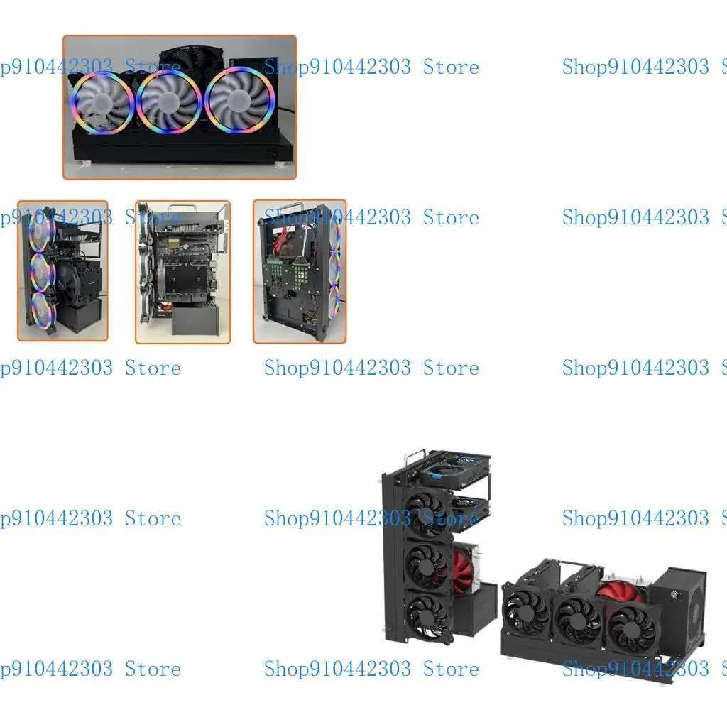 

L4MD Mining Rig Case Frame Holder Graphics Card Case Insulation for Computer Case