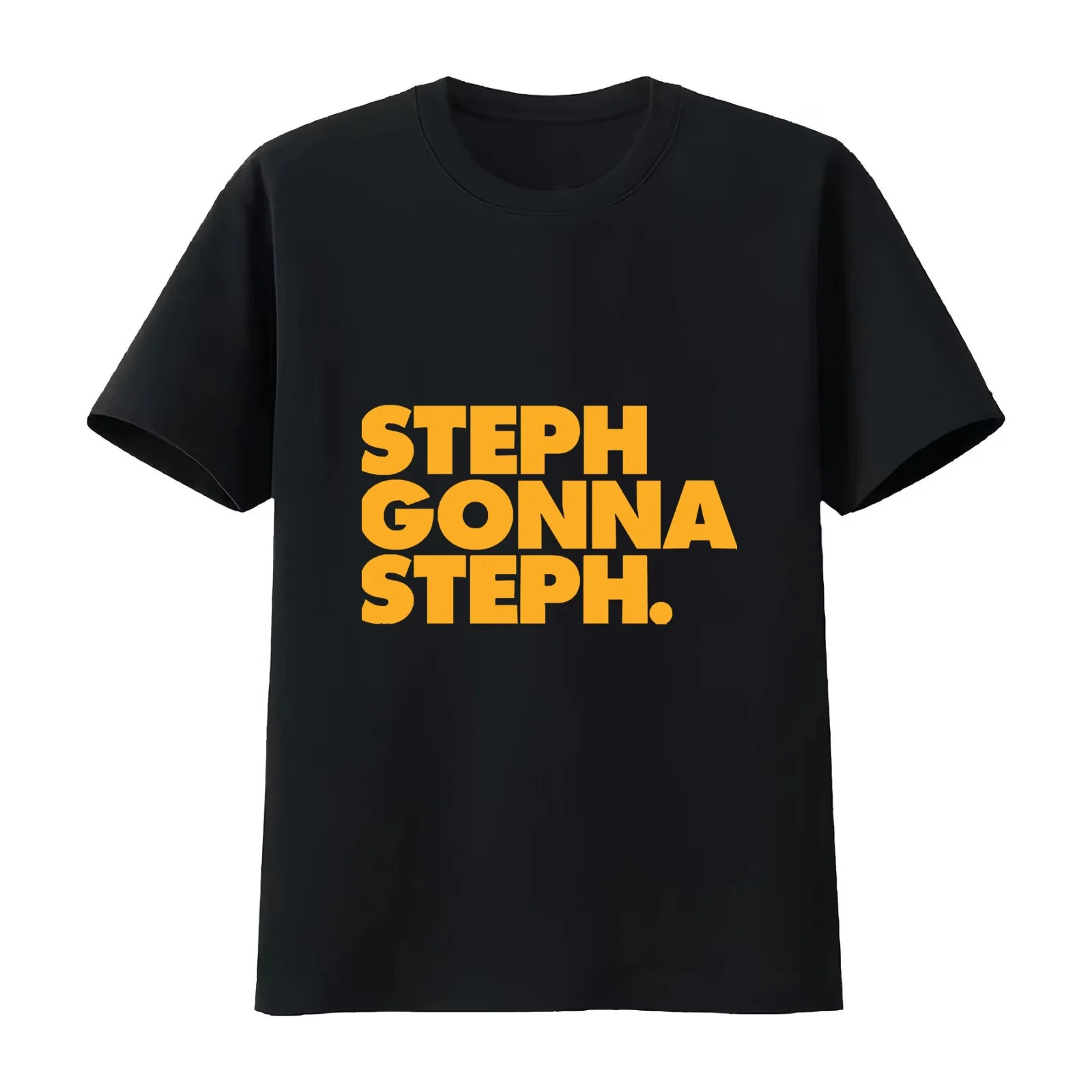 Steph Gonna Steph T-Shirt Summer Casual Cotton Tee Oversized Streetwear Tops Vintage Graphic Print Loose Fit Short Sleeve