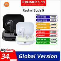 Original Xiaomi Redmi Buds 5 46dB Noise Cancelling Bluetooth 5.3  40Hr Battery Life AI Call Anti Wind Noise Wireless Headphone