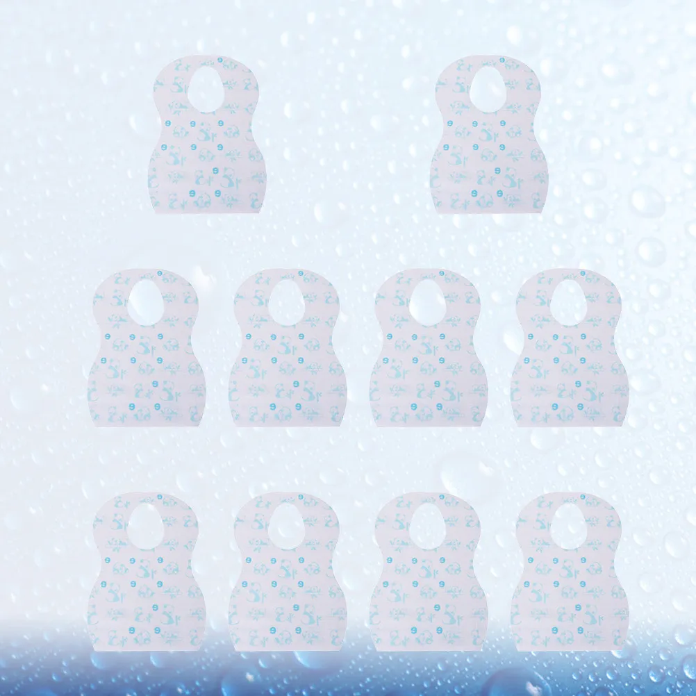 

10Pcs Disposable Baby Bib Portable Waterproof Saliva Towel for Eating Newborn Kids Lunch Apron Unisex Clean Protection