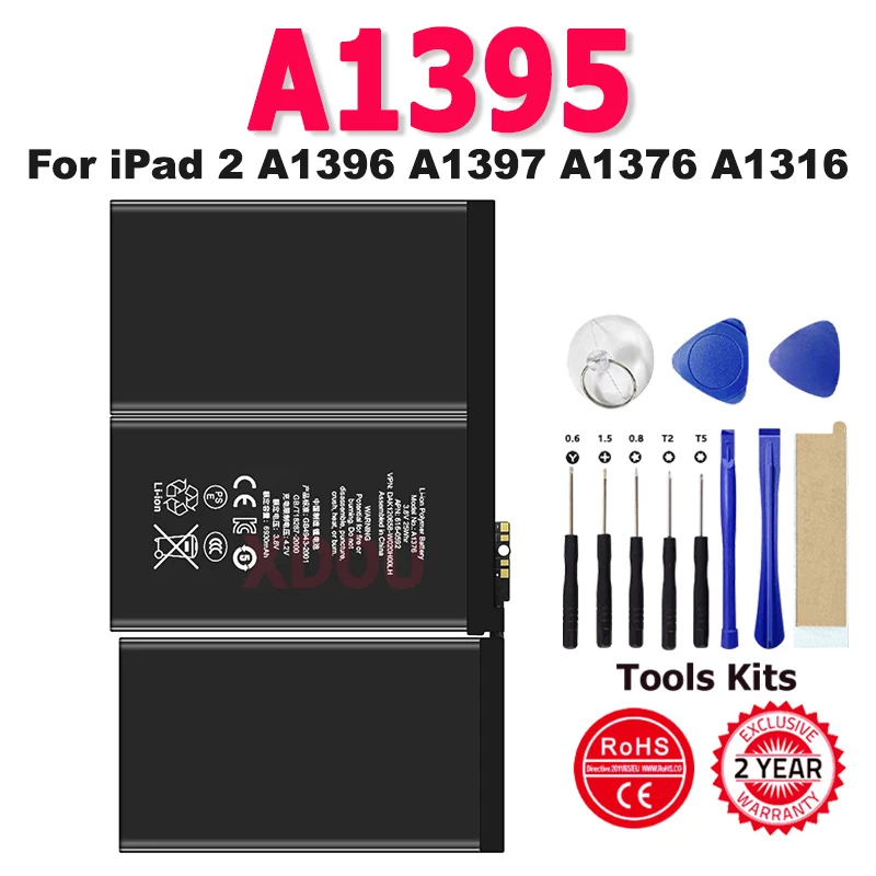

Bateria For IPad 2 A1395 A1396 A1397 A1376 A1316 In Stock