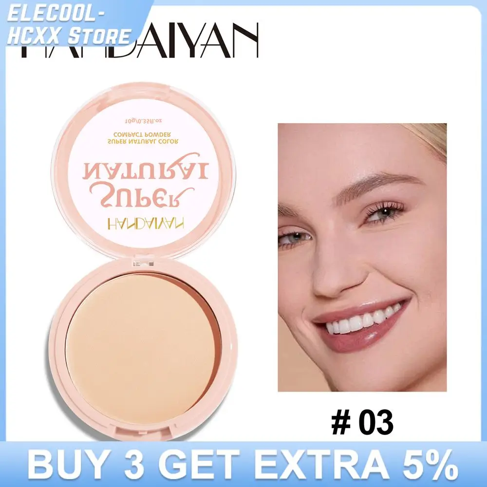 HANDAIYAN 8Colors Face Setting Cushion Compact Powder Oil-Control Lasting Waterproof Matte Smooth Finish Concealer Cosmetics