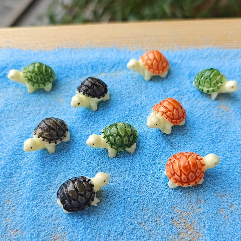 Mini tortoise ornament Micro Landscape Design Turtle Figurine Miniatures Home Decoration