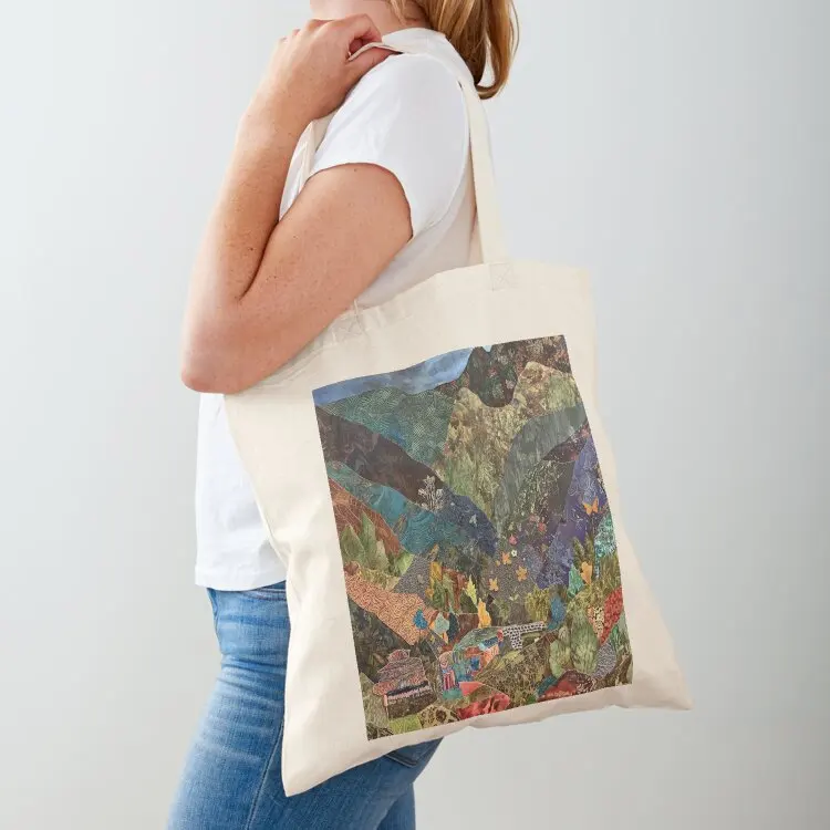 Blue Ridge Batik Journey Tote Bag canvas tote bags sac pour femme bags luxury women tote bag men