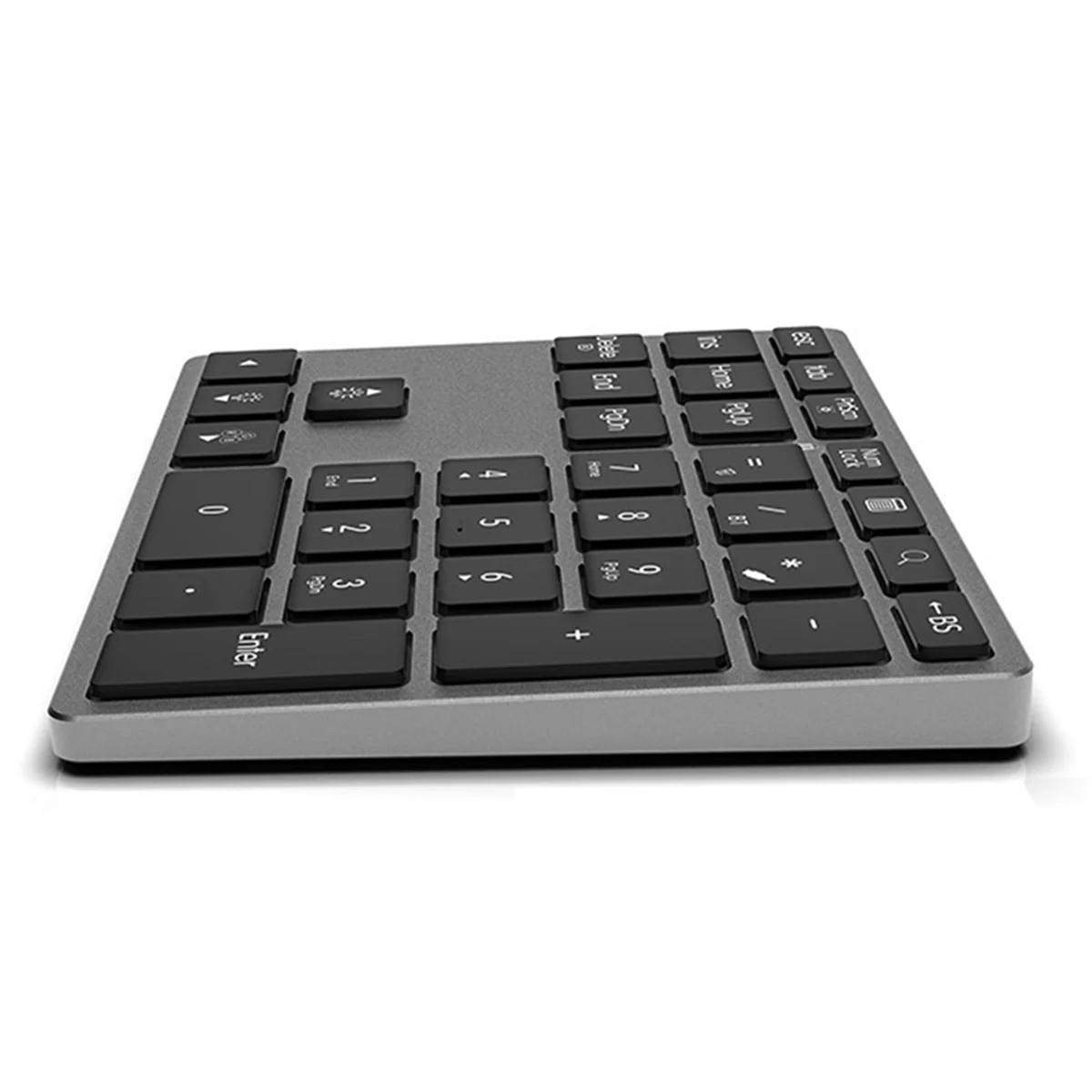 GOB-o35-Key لوحة مفاتيح رقمية بلوتوث من سبائك الألومنيوم قابلة لإعادة الشحن لوحة مفاتيح رقمية لاسلكية لسطح المكتب والكمبيوتر المحمول و