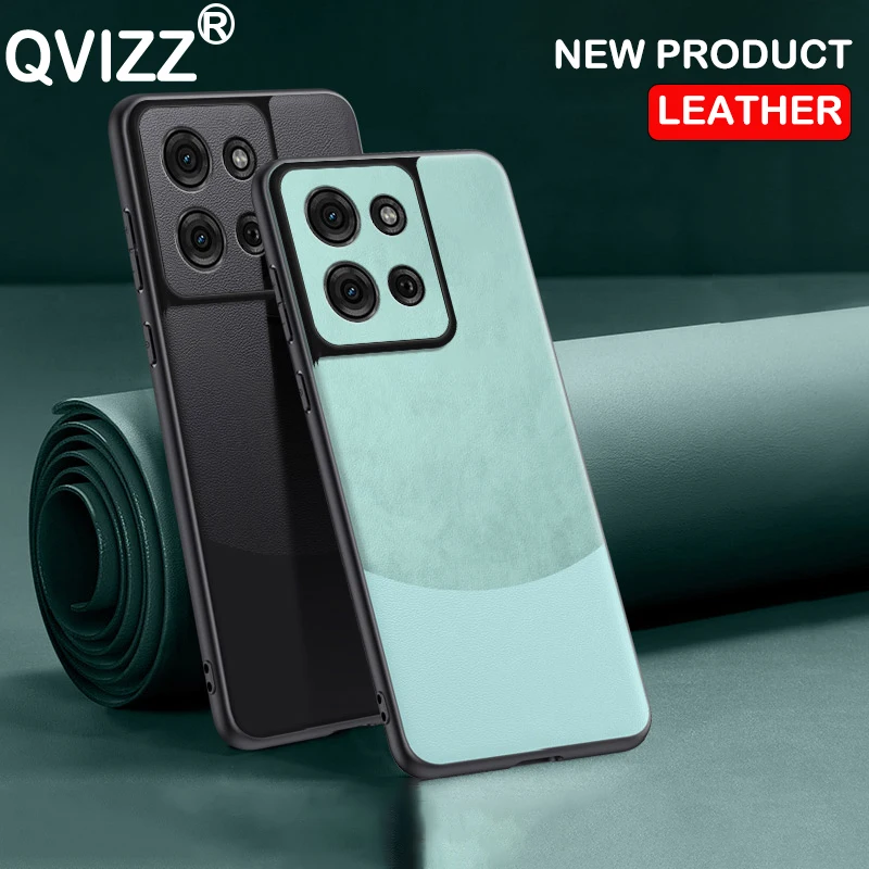 

Case for Motorola Moto G75 5G G 75 Leather Splicing Pattern Silicone Protection Hard Shockproof Phone Cover MotorolaMotoG75