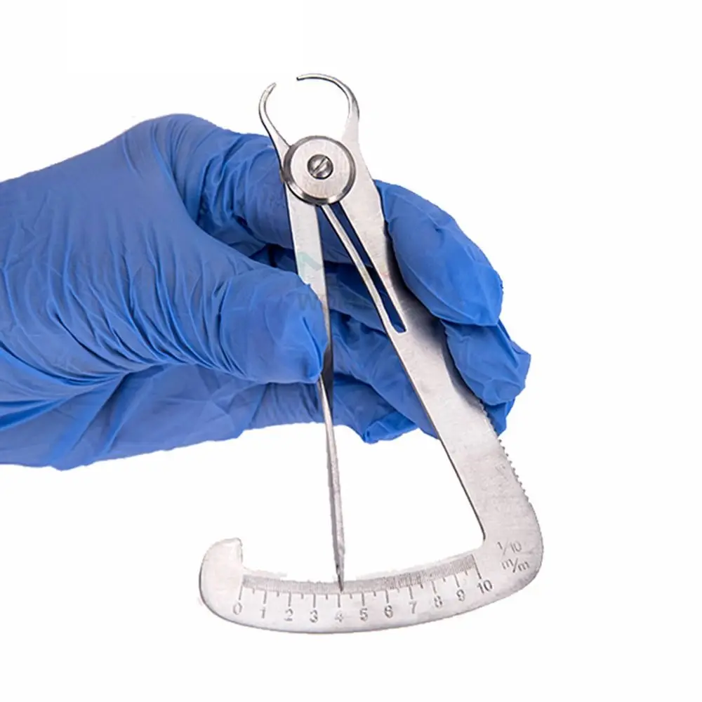Measurement Dental Instrument Teeth Nursing Repairing Dental Lab Tool for Metal/Wax Dental Caliper Dentist Gauge Caliper