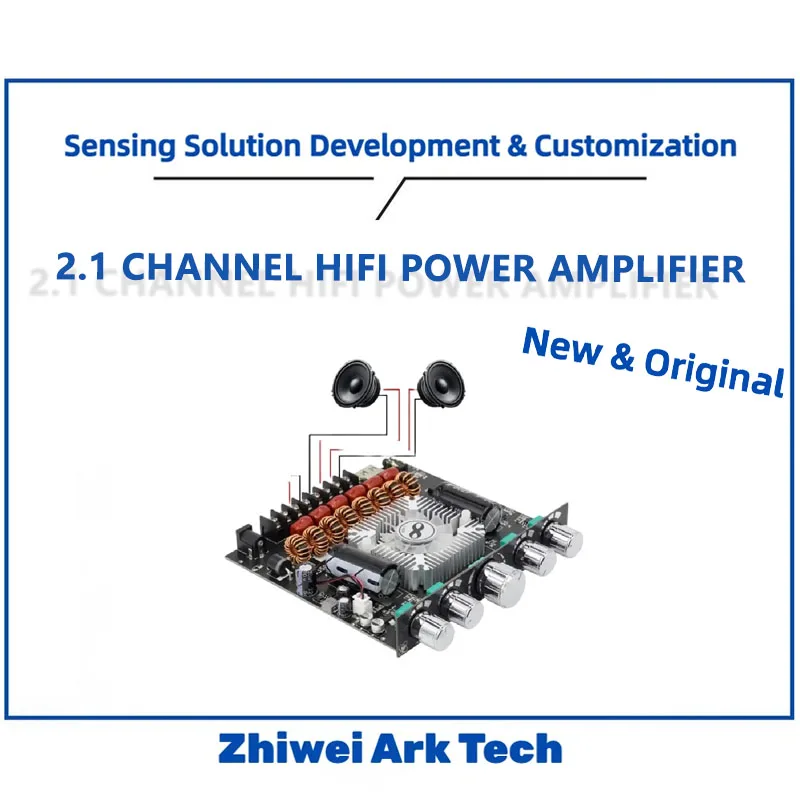 

TPA3251 2.1CH Bluetooth Amp Board 2x220W 350W, Class D, USB/Subwoofer Output, for Home Theater/Car Audio