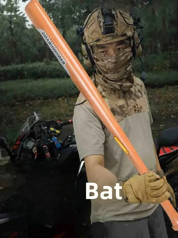 wolke-basswood-baseball-bat-thickened-self-defense-wood-hardwood-weapon-children's-baseball-bat-sports-fitness