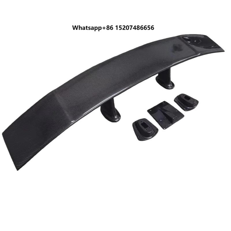 Carbon fiber single-layer rear spoiler wing for  Gallardo LP540-570 Improved Track Edition rear wing