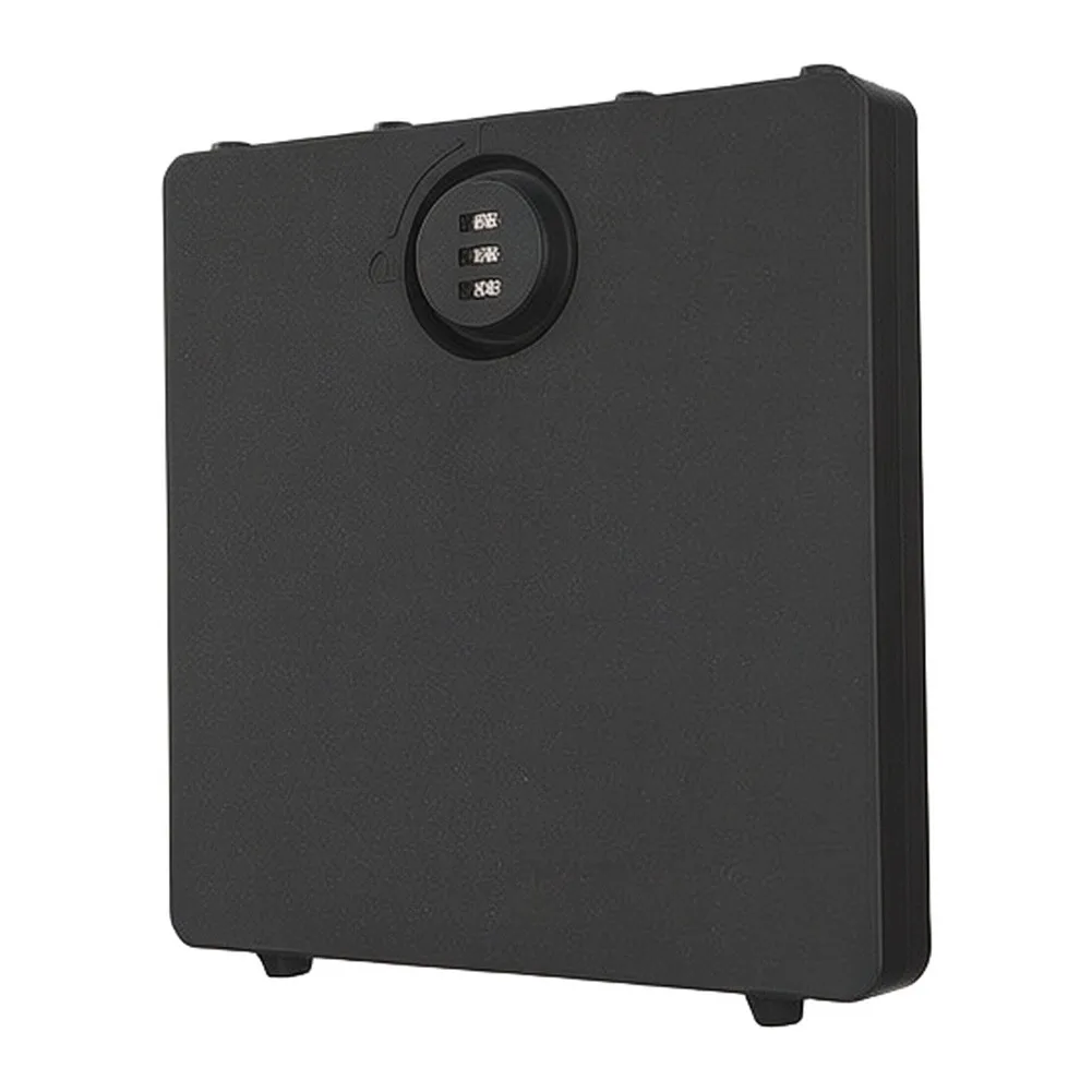 /Storage /Bin /Cover With Code Lock Black Plastic Center Console Organizer For Ford For F150 2021 2022 2023 2024 2025 Car Interi