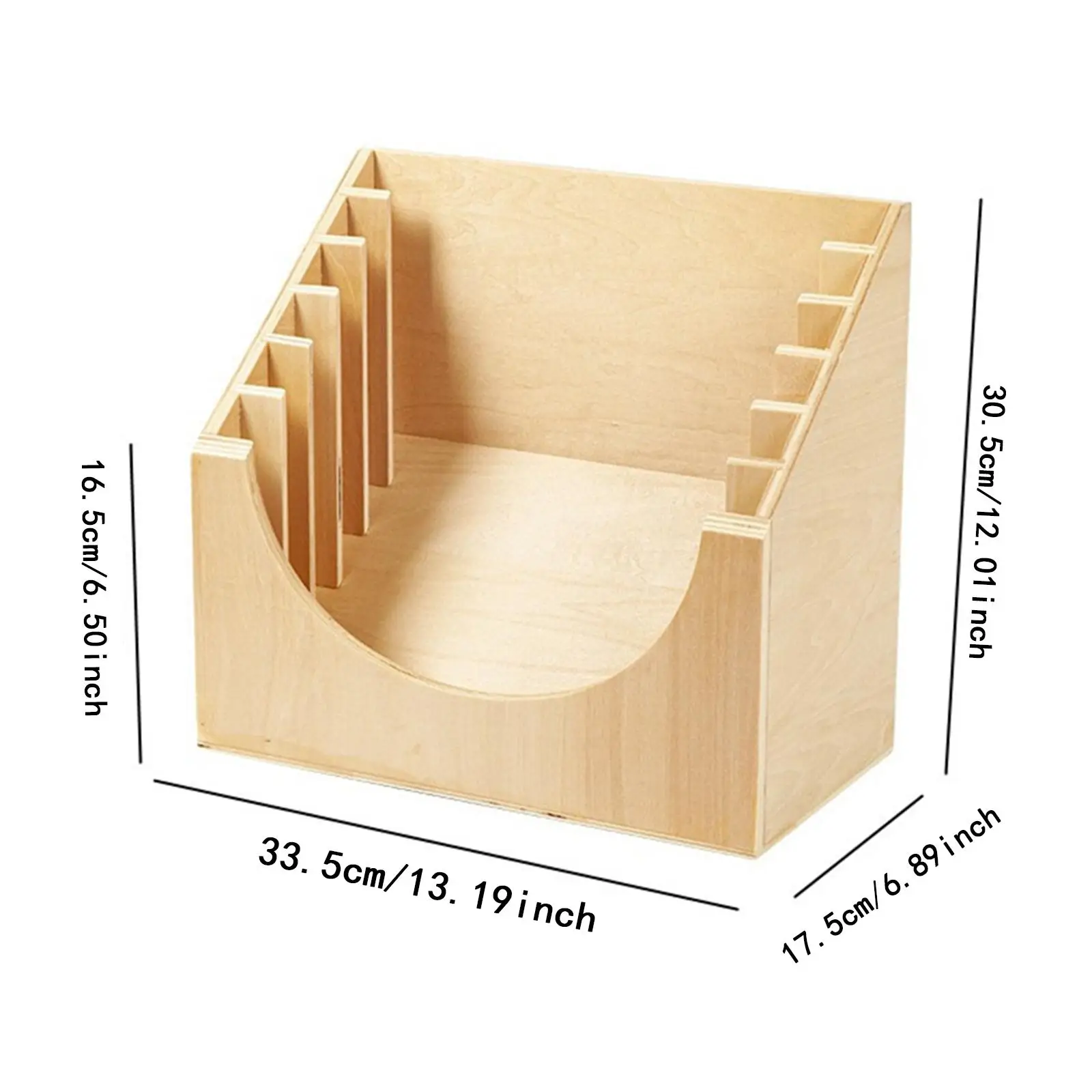 Learn to Dress Boards Cabinet 6 Slot Wooden Early Educational Busy Boards