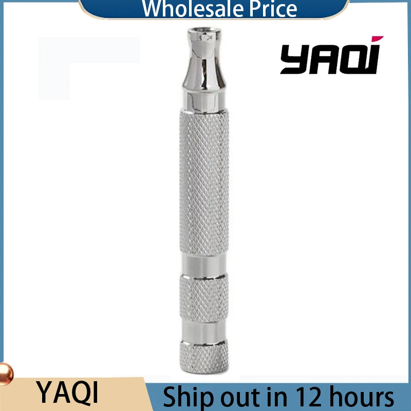 YAQI Polished 303 Stainless Steel Men Safety Razor Handle