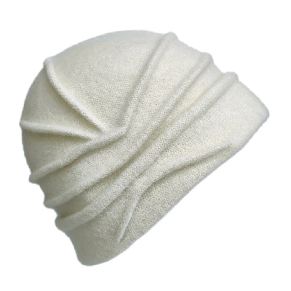 Women Wool Hat Middle-aged Mom Hats Hot Selling Soft Ski Hats for Mom Warm Fedoras Basin Hats