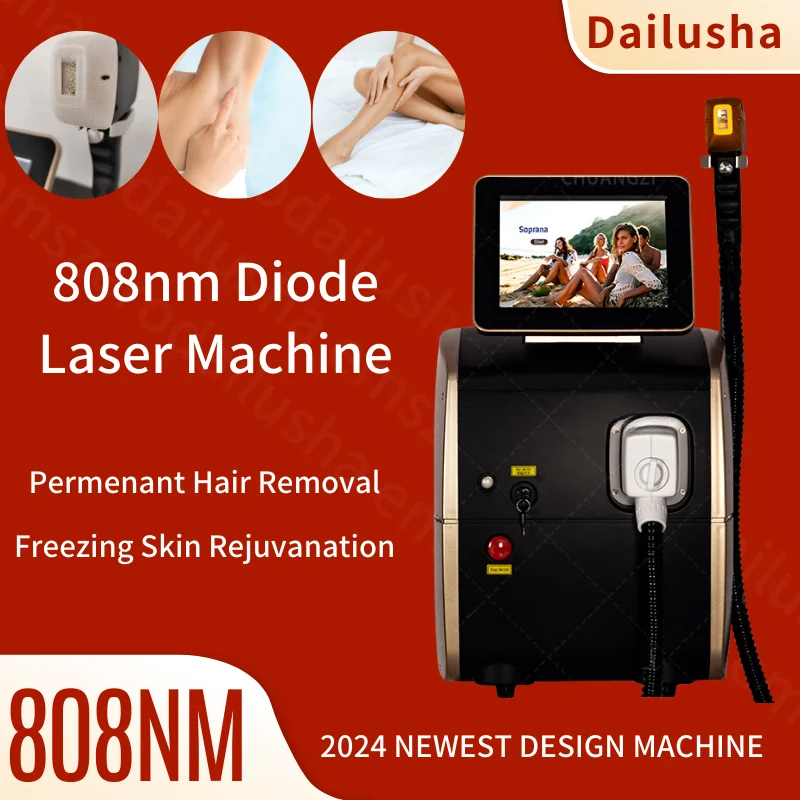 

2025 Best Permanent depilation machine remove hair laser 808nm diode laser hair removal machine 755 808 1064 hair removal laser