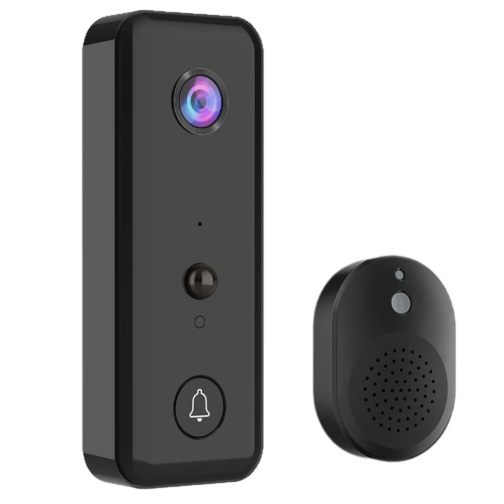 Video Doorbell Camera 2-Way Audio Wireless Video Doorbell PIR Motion Detection for Home Office